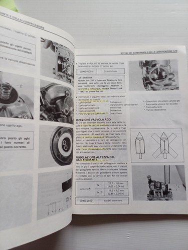 Suzuki VS 750 GL 1986 manuale officina riparazione ITALIANO originale