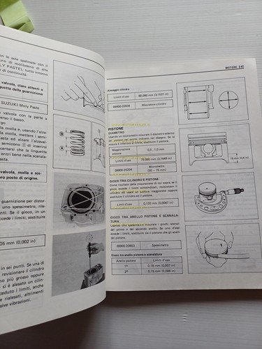 Suzuki VS 750 GL 1986 manuale officina riparazione ITALIANO originale