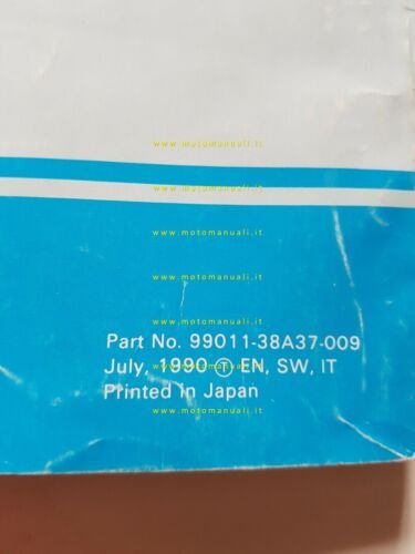 Suzuki VS 750 GL 1990 manuale uso manutenzione originale italiano