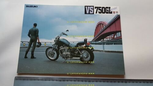Suzuki VS 750 GL depliant ITALIANO moto originale brochure