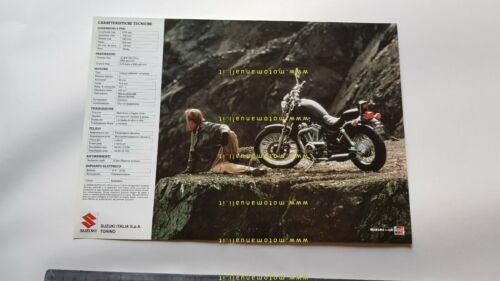Suzuki VS 750 GL depliant ITALIANO moto originale brochure