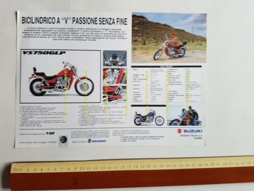 Suzuki VS 750 GLP depliant originale italiano