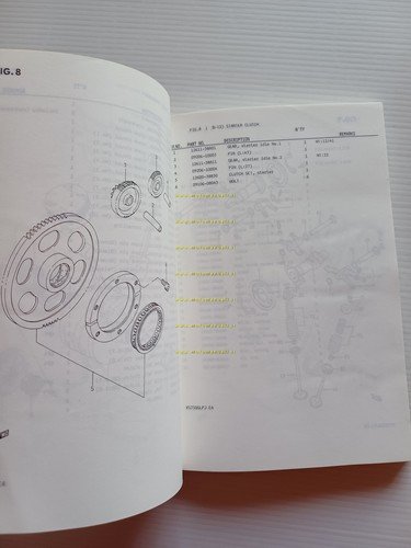 Suzuki VS 750 tutti modelli 1987-88 catalogo ricambi originale