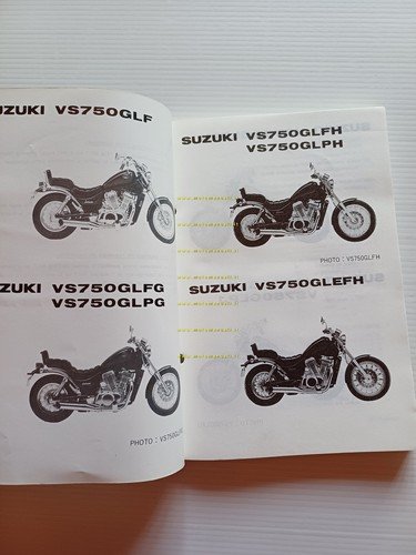 Suzuki VS 750 tutti modelli 1987-88 catalogo ricambi originale