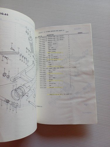 Suzuki VS 750 tutti modelli 1987-88 catalogo ricambi originale
