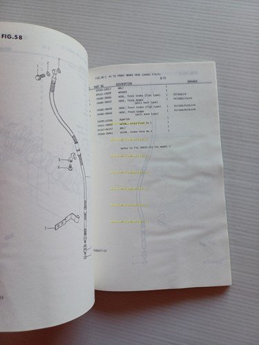 Suzuki VS 750 tutti modelli 1987-88 catalogo ricambi originale