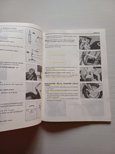 Suzuki VZ 800 V 1997 manuale officina ITALIANO originale