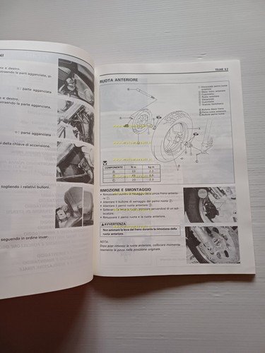 Suzuki VZ 800 V 1997 manuale officina ITALIANO originale