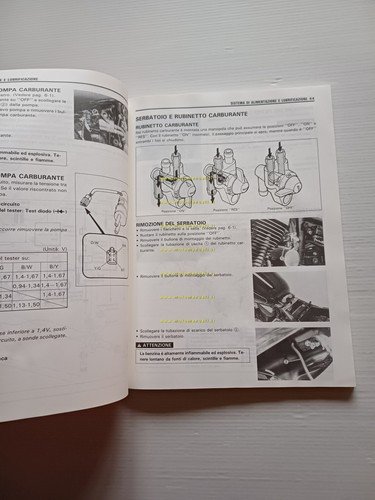 Suzuki VZ 800 V 1997 manuale officina ITALIANO originale