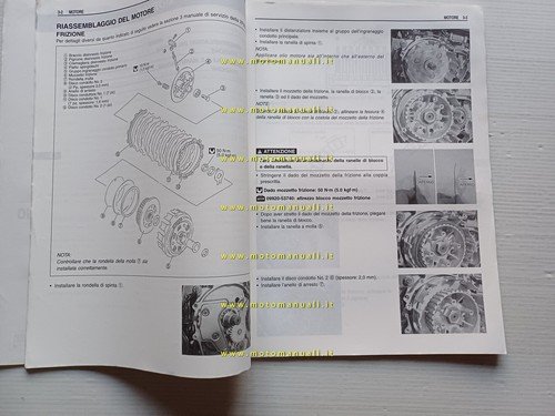 Suzuki XF 650 2000 AGGIORNAMENTO manuale officina ITALIANO originale