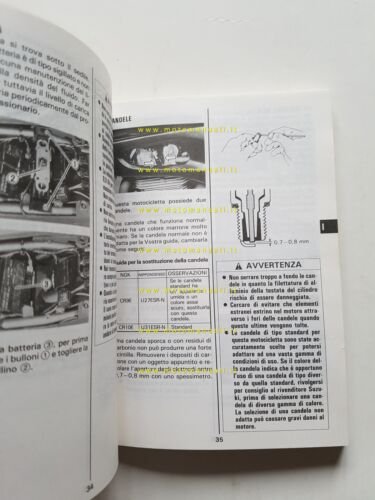 Suzuki XF 650 Freewind 1996-97 manuale uso manutenzione originale italiano