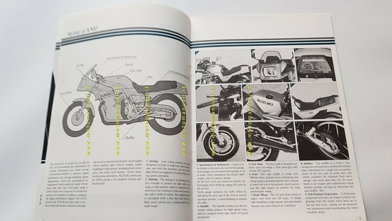Suzuki XN 85 opuscolo tecnico cartella stampa INGLESE originale press …