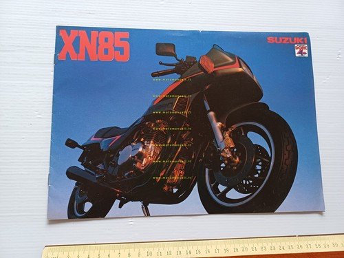 SUZUKI XN 85 Turbo 1985 depliant italiano originale