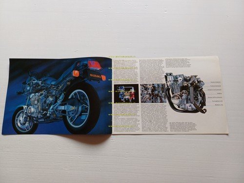 SUZUKI XN 85 Turbo 1985 depliant italiano originale