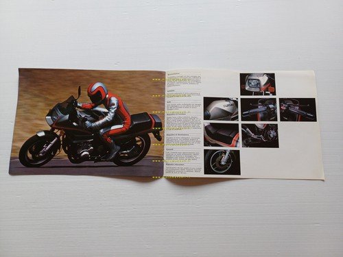 SUZUKI XN 85 Turbo 1985 depliant italiano originale