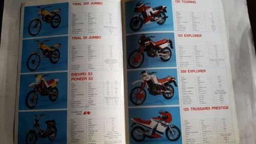 SVM depliant catalogo produzione moto 1985-86 ORIGINALE motorcycle brochure