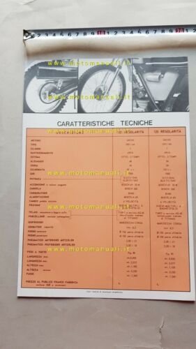 SWM 100-125 Regolarità 1a Serie 1972 depliant moto originale brochure