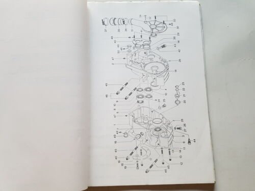 SWM 124 RZ catalogo ricambi MOTORE originale Engine Spare Parts …