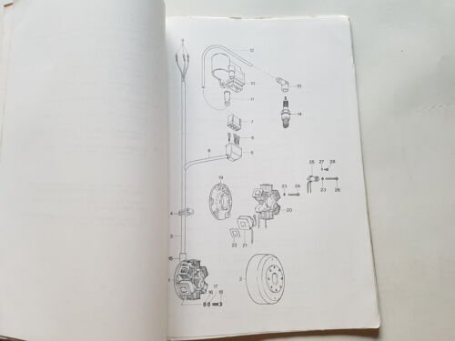 SWM 124 RZ catalogo ricambi MOTORE originale Engine Spare Parts …