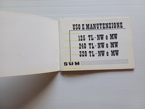 SWM 125 - 240 - 320 TL - NW -MW …