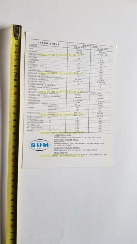 SWM 125 ES - 125 ER 7 V SILVER VASE …