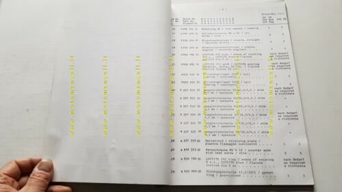 SWM 350 - 506 XN-GS catalogo ricambi MOTORE originale Engine …