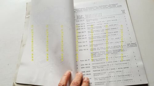 SWM 350 - 506 XN-GS catalogo ricambi MOTORE originale Engine …