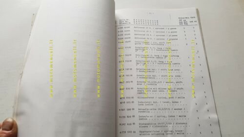 SWM 350 - 506 XN-GS catalogo ricambi MOTORE originale Engine …