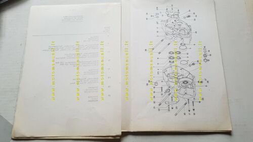 SWM 366 GS MC 1980 catalogo ricambi MOTORE originale Engine …