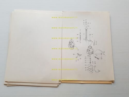 SWM 440 MC-GS 1983 catalogo ricambi MOTORE originale