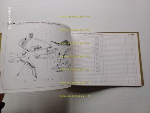 SWM 50 - 80 TL TRIAL 1981 catalogo ricambi TELAIO …