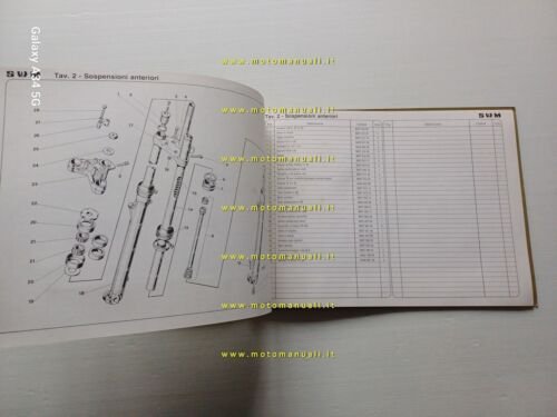 SWM 50 - 80 TL TRIAL 1981 catalogo ricambi TELAIO …