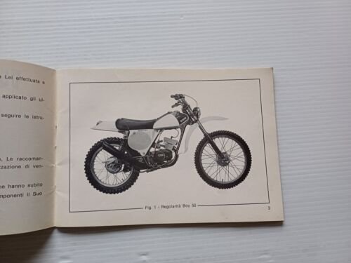 SWM 50 Regolarit Boy-Junior Boy-Senior Boy 1977 manuale uso libretto …