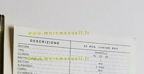 SWM 50 Regolarità Junior Boy 1976 depliant ITALIANO moto originale …