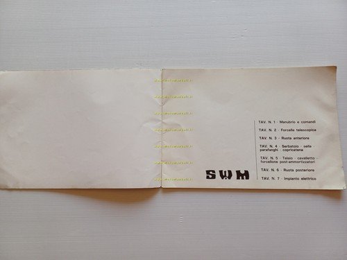 SWM 50 Senior Boy - Junior Boy 1977 catalogo ricambi …