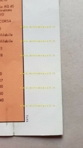 SWM 50 Six Days Regolarità 1a Serie 1972 depliant moto …