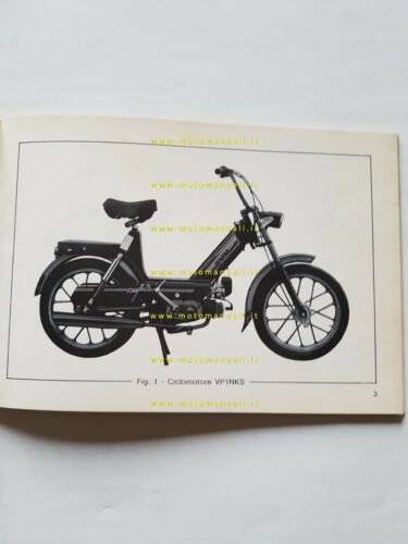 SWM 50 VP1NKS-VP1N-VP2N 1980 manuale uso manutenzione originale owner's manual