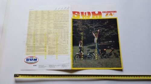 SWM catalogo ciclomotori serie LA 1979 depliant originale italiano brochure