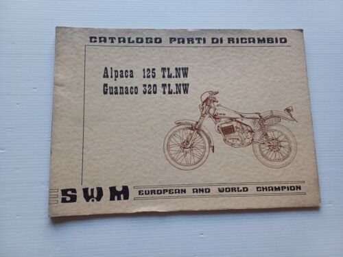 SWM Guanaco 320-Alpaca 125 1980 catalogo ricambi TELAIO originale FRAME …