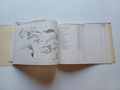 SWM Guanaco 320-Alpaca 125 1980 catalogo ricambi TELAIO originale FRAME …