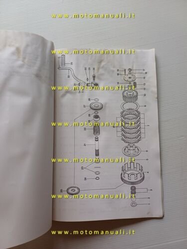 SWM motore 240 TL catalogo ricambi originale Engine Parts List