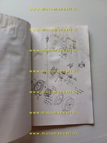 SWM motore 240 TL catalogo ricambi originale Engine Parts List