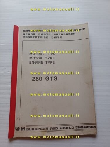 SWM motore GTS 280 1980 catalogo ricambi originale Engine Parts …