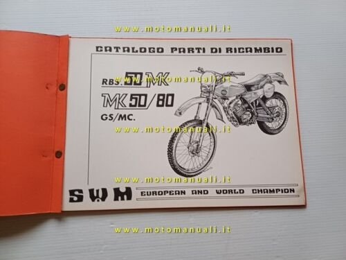 SWM RBS 50MK - MK 5080 GS-MC 1981 catalogo ricambi …