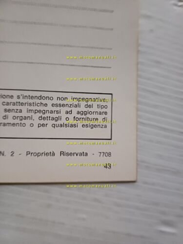SWM RS 125 - 175 - 250 GS 1977 manuale …