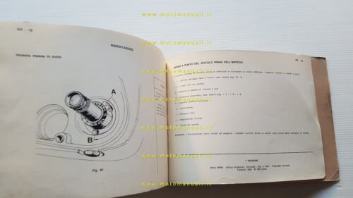 SWM RS 125-175-250-280 GSMC 125-320 TL 1982 manuale officina ITALIANO …