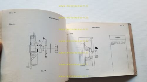 SWM RS 125-175-250-280 GSMC 125-320 TL 1982 manuale officina ITALIANO …