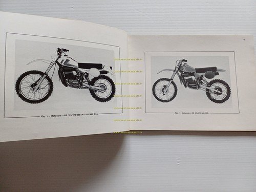 SWM RS 125-175-250-280 GSMC 125-320 TL 1982 manuale officina ITALIANO …