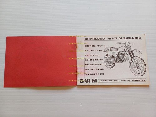 SWM serie TF1 Regolarità 1980 catalogo ricambi TELAIO originale FRAME …