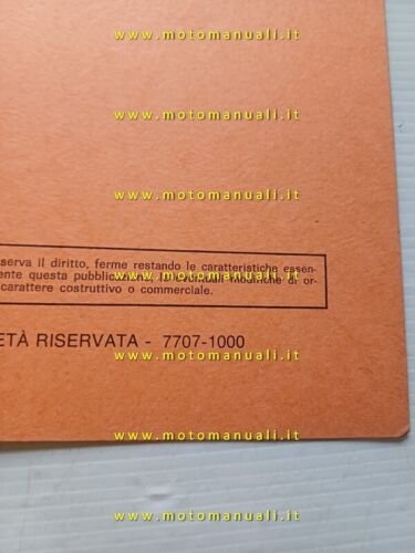 SWM Silver Vase-Reg.-Cross 125-175-250 7V 1977 catalogo ricambi TELAIO originale